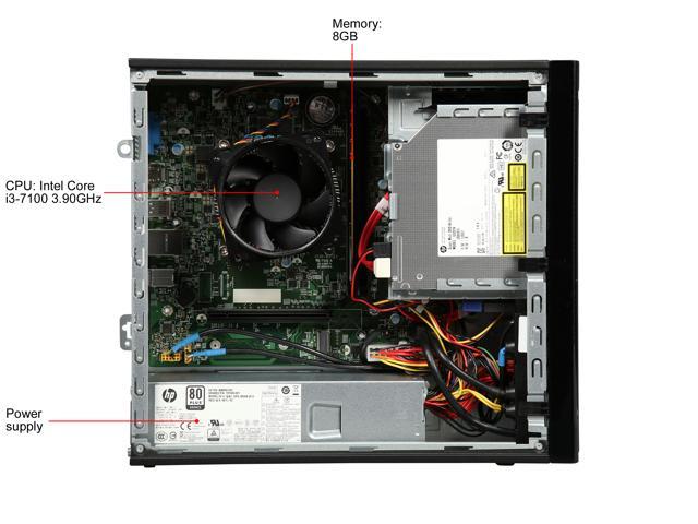 Refurbished: HP Desktop Computer Slimline 270-P027 Intel Core i3 7th ...