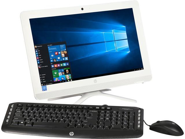 Refurbished: HP Grade A All-in-One Computer 20-C210 Celeron J3355 (2 ...