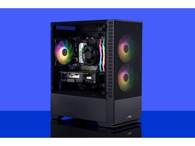 ABS Cyclone Aqua Gaming PC Powered by Asus – Windows 11 - Intel i7 13700F –  GeForce RTX 4070– DLSS 3 - AI-Powered Performance - 32GB DDR5 6000MHz - 