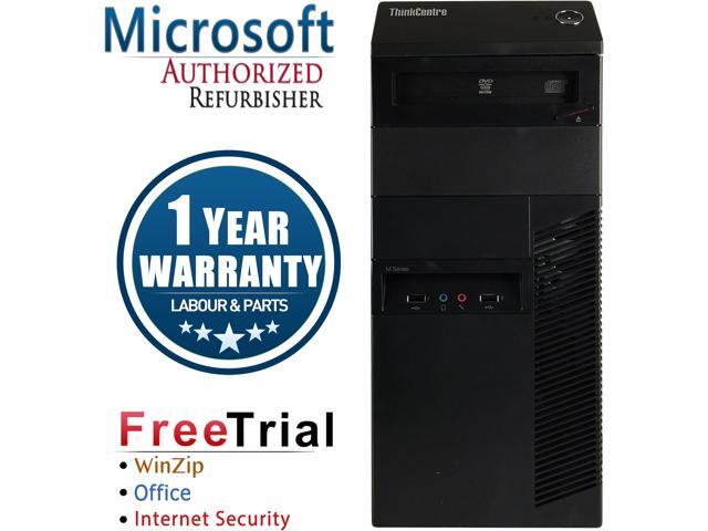 Refurbished Lenovo Desktop Computer Thinkcentre M90p Tower Intel Core I5 1st Gen 650 3 20 Ghz 8 Gb Ddr3 1 Tb Hdd Windows 10 Pro Multi Age