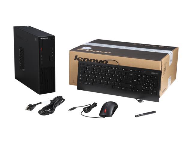 Lenovo Desktop Computer S500 (10HS007RUS) Intel Core i3 4th Gen 4170  (3.70GHz) 4 GB 500GB HDD Intel HD Graphics 4400 Windows 10 Pro 64-bit