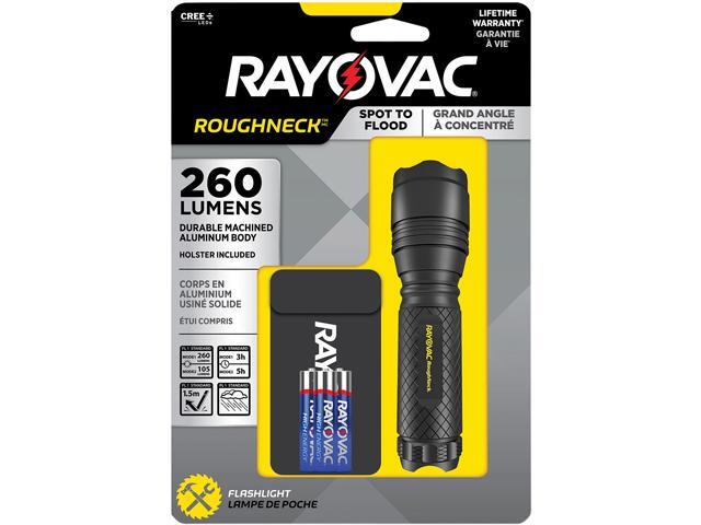 Rayovac RN3AAA-BA LED Aluminum Flashlight, 3 AAA Batteries (Included ...