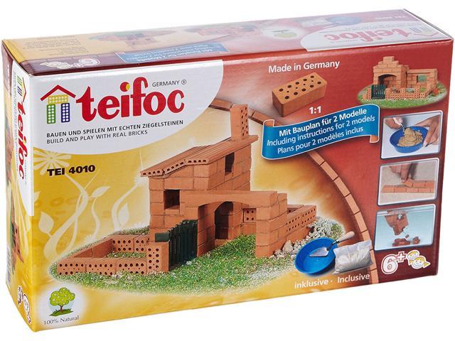 Teifoc 4010 Small House Brick Construction Set - 80 Pcs.