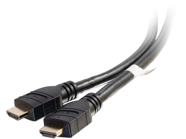 erwt middag Afrekenen C2G 41415 4K Active High Speed HDMI Cable, 4K 60Hz, In-Wall CL3-Rated,  Black (50 Feet, 15.24 Meters) - Newegg.com