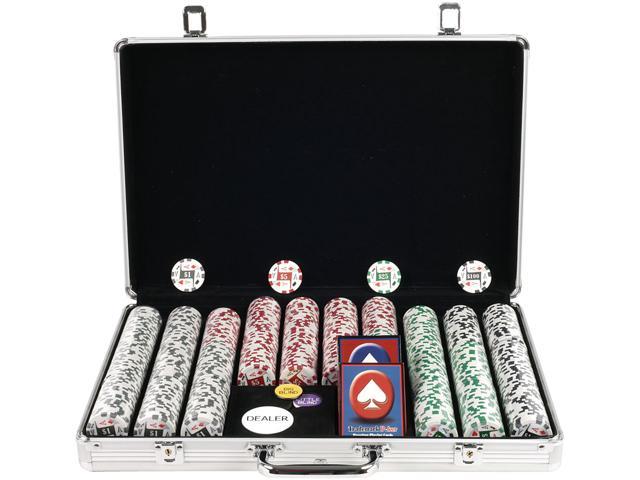 Generic 650 11.5g 4 Aces Poker Chip Set w/Executive Aluminum Case