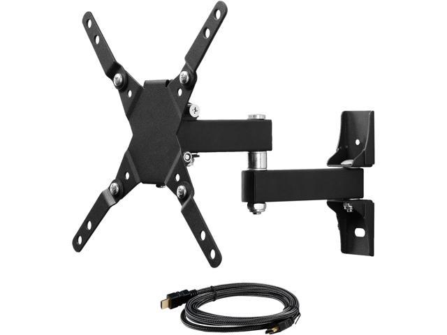 Rosewill Full Motion TV Wall Mount Bracket, Articulating Monitor Mount for Most Flat Screen TV 17 - 37 Inch up to VESA 200 x 200 mm and 40 lbs. with Tilt and Swivel 11.8" Extension Arm and 6 ft. HDMI Cable, RHTB-16003