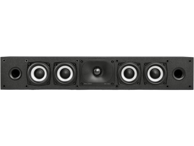 Polk Monitor XT35 Slim High Resolution Center Channel Speaker - Black