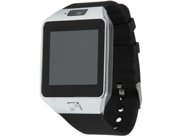 Krazilla Bluetooth Smart Watch for Android Phones - Black/Silver