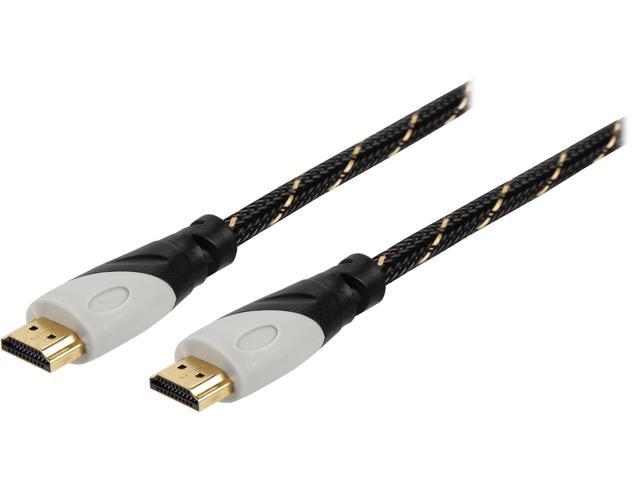 Upstar ZP10-24 6 ft. Black HDMI 2.0 to HDMI 2.0 4K Ultra HD High-Speed 2.0 HDMI Cable with Ethernet and 3D Male to Male