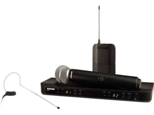 Shure BLX1288/MX153-H11 Combo Wireless System With MX153 & SM58 ...