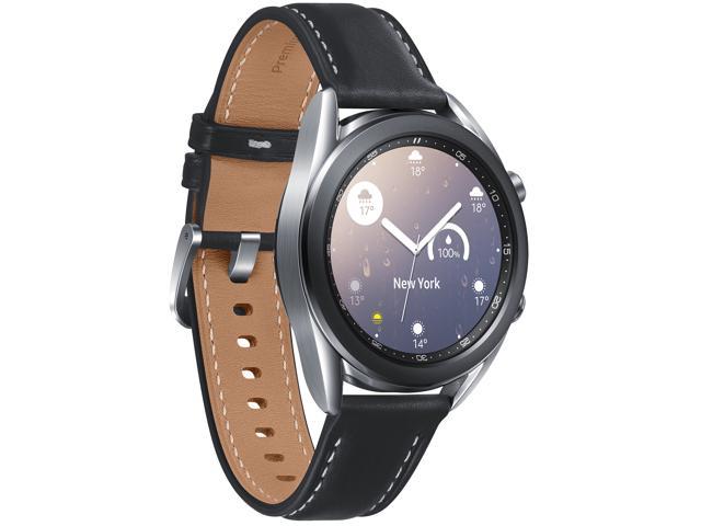 Samsung Galaxy Watch 3 (41mm, GPS, Bluetooth) Smart Watch with Advanced Health Monitoring, Fitness Tracking, and Long Lasting Battery - Mystic Silver