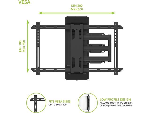 Kanto PSC350 Full Motion Column & Pillar TV Mount for 37