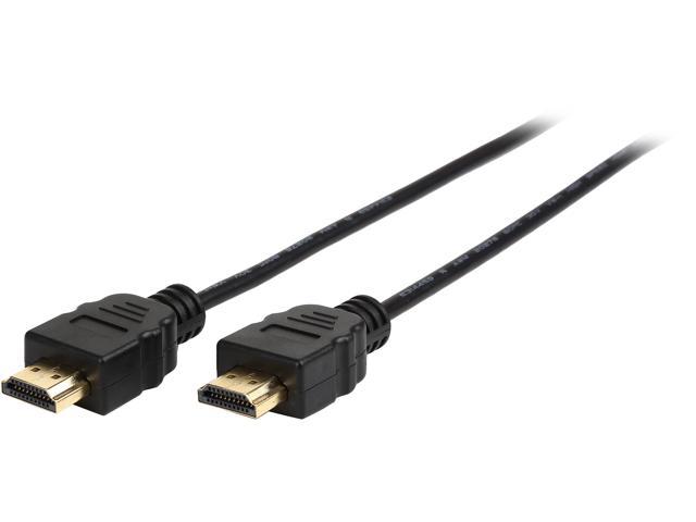 Link Depot HDMI-6-4K 6 ft. HDMI 2.0, Type A to Type A High Speed HDMI cable with networking supports 4K UHD 3D and Audio return Male to Male