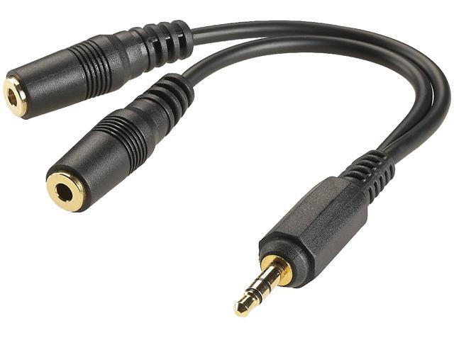 Kanex KAUXMM6FFBL 6 ft. Flat 3.5mm Audio Cable Male to Male