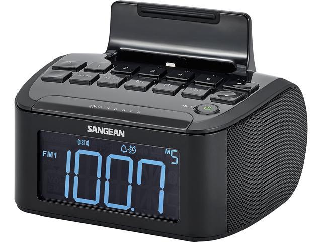 Sangean AM/FM Stereo/Aux-In Digital Tuning Clock Radio with Lighting ...