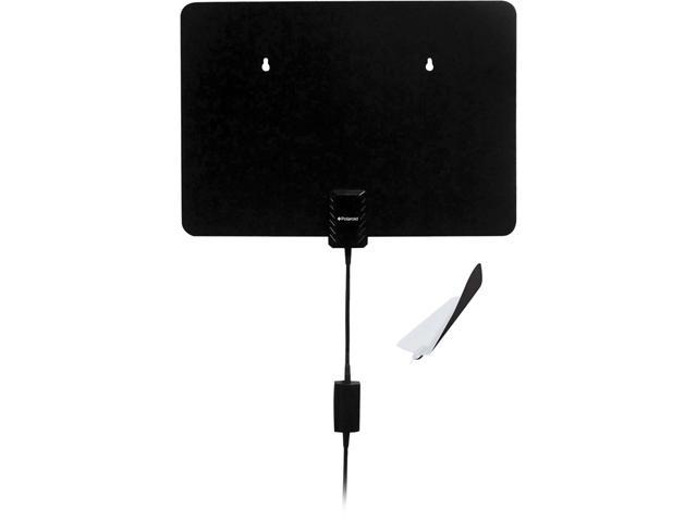 Polaroid Ultra Thin Antenna Indoor ATA-3650P Amplified Ultra Thin Omni-Directional HDTV Indoor Antenna Reversible Blk/Wht