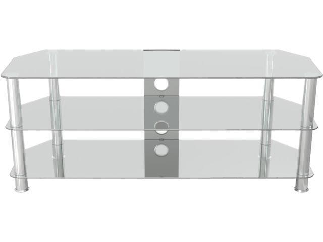 AVF SDC1250CMCC-A up to 60" Classic - Corner Glass TV Stand with Cable Management