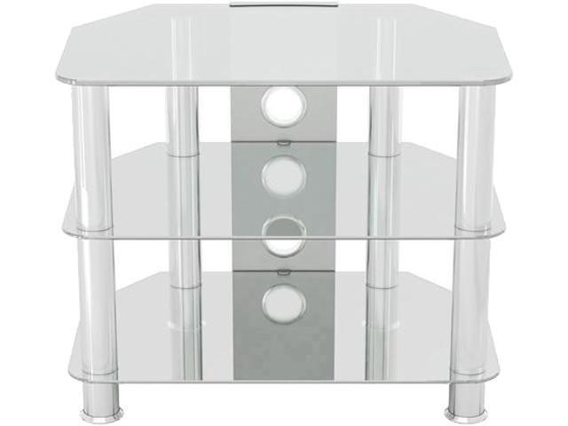 AVF SDC600CMCC-A up to 32" Classic - Corner Glass TV Stand with Cable Management