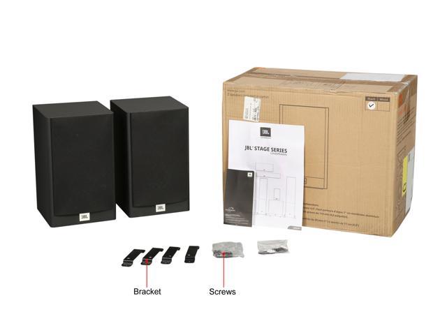 Open Box: JBL Stage A120 2-Way Bookshelf Speakers (Black, Pair