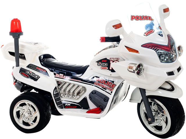 Lil' Rider Bike Lil' Rider Ride-on Police Connection Bike Trike - Supersize White ...