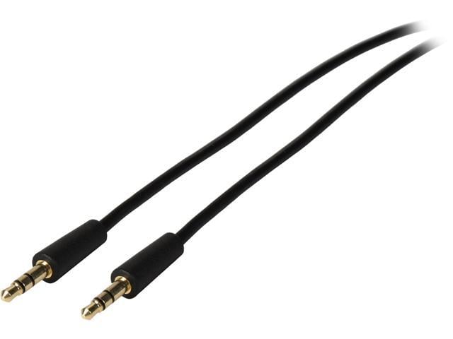 Tripp Lite P312-001 3.5mm Mini Stereo Audio Cable for Microphones, Speakers and Headphones Male to Male