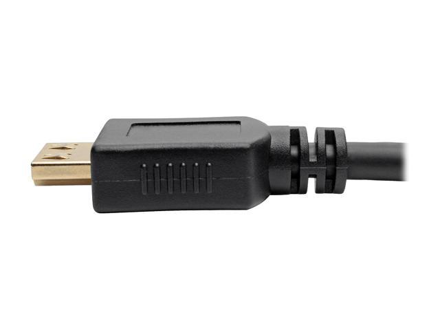 Tripp Lite High-Speed HDMI Cable with Gripping Connectors 4K 60 Hz 4:4:4 M/M  Black 3ft - HDMI cable - 3 ft - P568-003-2A - Audio & Video Cables 