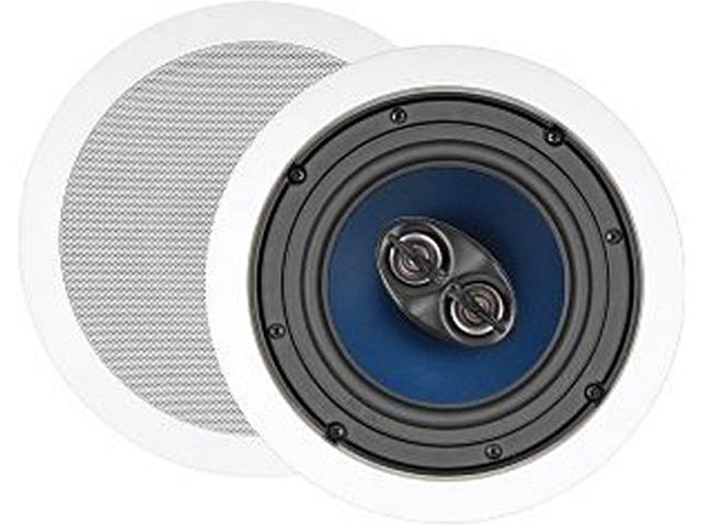 Steren Premier Series 730-202 2 CH 6 1/2" Two-Way Dual Voice Coil Stereo Ceiling Speaker (Ea) Single
