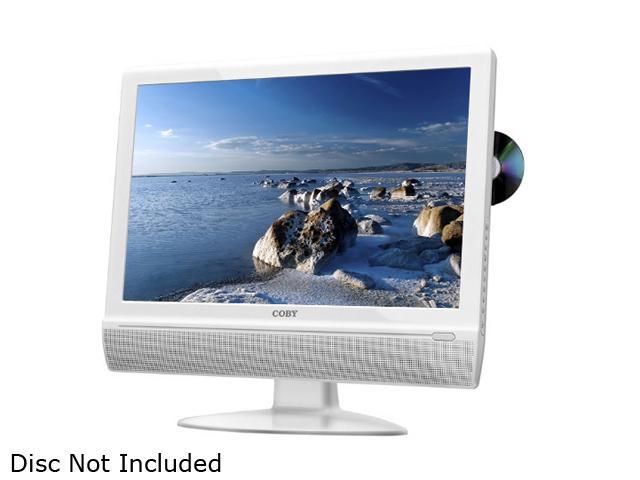COBY TFDVD2290WHT 22" White 720p LCD HDTV With Built-In DVD Player