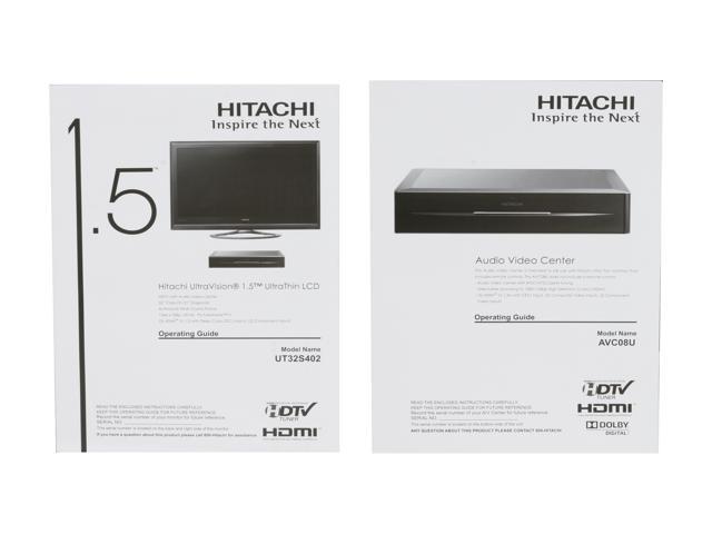 Hitachi UltraVision 32" 720p LCD HDTV - Newegg.com