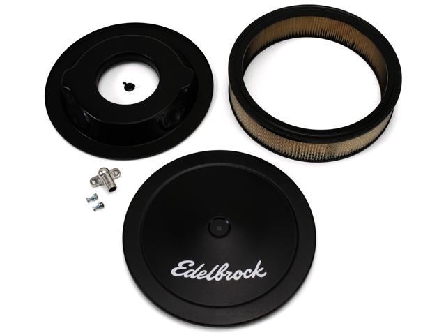 Photo 1 of (MISSING FLAT PLATE)
Edelbrock 1223 Pro-Flo Black Finish 3" Round Air Filter Element with 14" Diameter