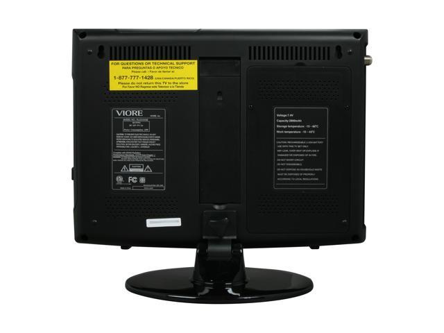 Viore 10.2" 16:9 Portable LCD TV With Built-in DVD Player PLCD10V59