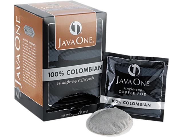 Distant Lands Coffee 30200 Coffee Pods, Colombian Supremo, Single Cup, 14/Box