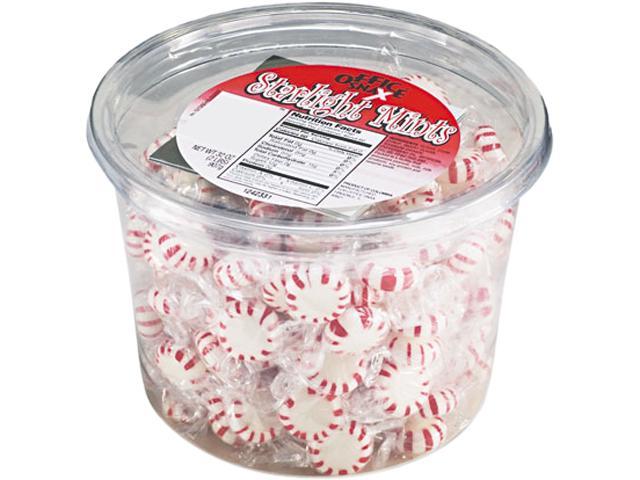 Office Snax 70019 Starlight Mints, Peppermint Hard Candy, Indv Wrapped 