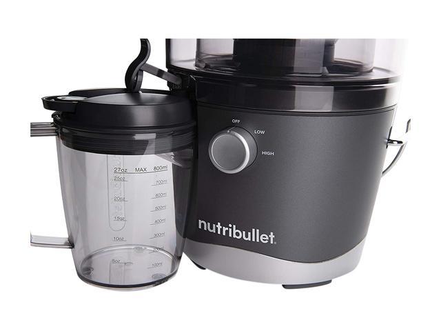 nutribullet Nutribullet Juicer Pro - Gray, 800W Motor, 1.5L Pulp Basin,  27oz Juice Pitcher, Dishwasher-Safe, Extractor