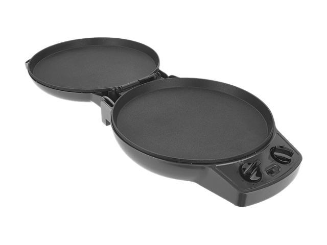 Dash K45810 Black Series Dual Skillet w/ Temperature Control, Black 