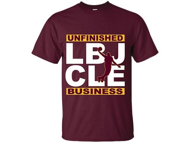 Cleveland Basketball LeBron James Unfinished Business T-shirt Large ...