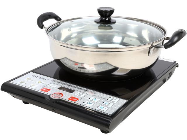 Tayama 1500 Watts Digital Induction Cooktop with Pot and Lid SM15-16A3