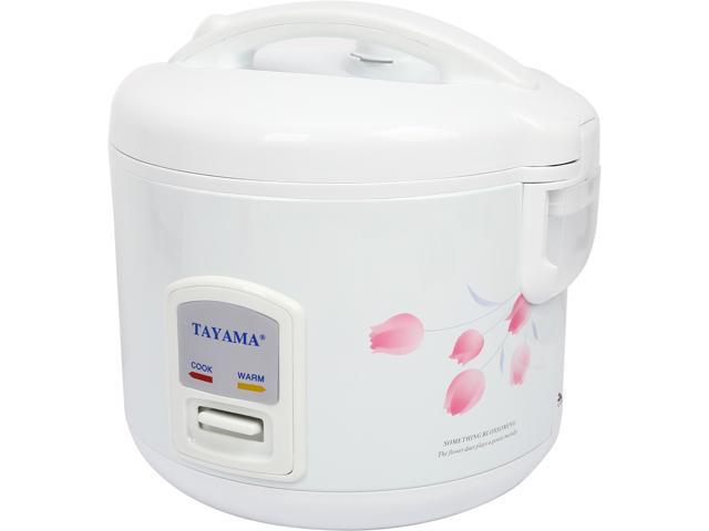 Tayama TRC-08 White Direct Heat 8 Cups (Cooked) Electric Rice Cooker