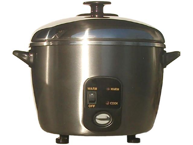 Sunpentown SC-887 Stainless Steel 6-cup Rice Cooker / Steamer