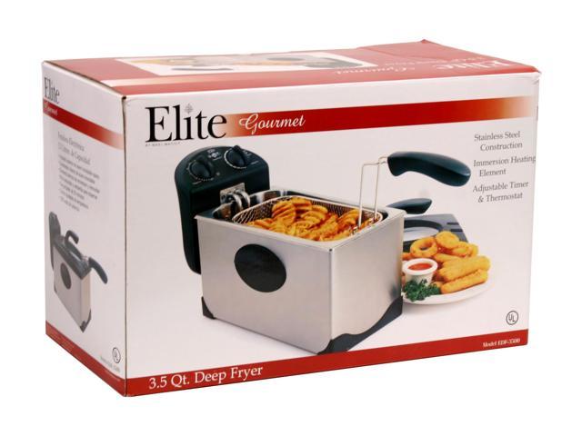 Elite EDF-3500 3.5 qt. Immersion Deep Fryer