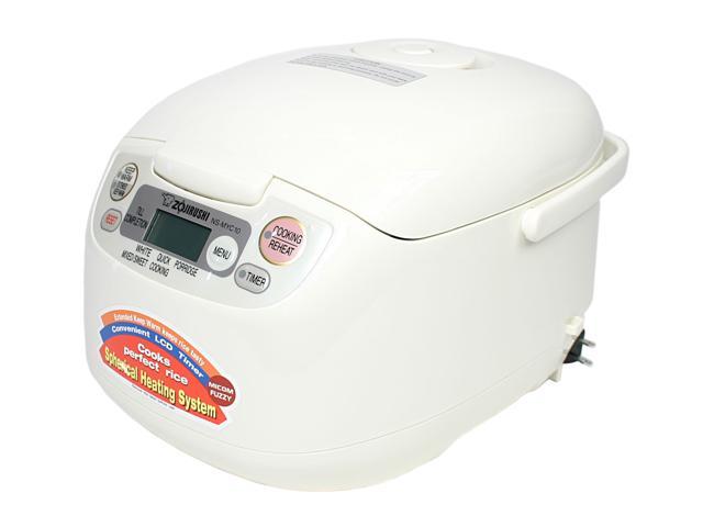 ZOJIRUSHI NS-MYC10 White 5.5 cups Rice Cooker - Newegg.com