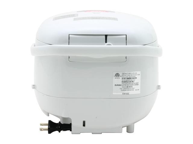  Zojirushi NS-ZCC18 Neuro Fuzzy Rice Cooker & Warmer, 10 Cup,  Premium White, Made in Japan: Home & Kitchen