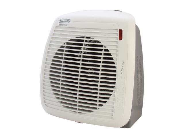 Delonghi HVY1030 750 - 1500 W Fan Heater, White with Gray Face Plate