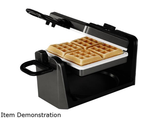 Oster CKSTWF11WC-ECO DuraCeramic Square Belgium Flip Waffle Maker ...