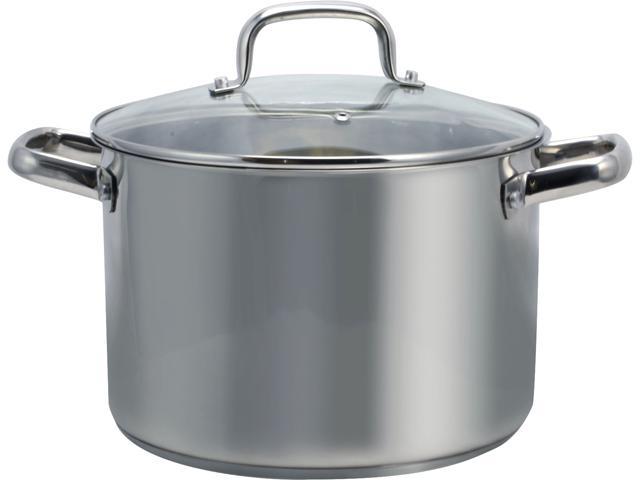 Oster Adenmore 8-Quart Stock Pot with Tempered Glass Lid