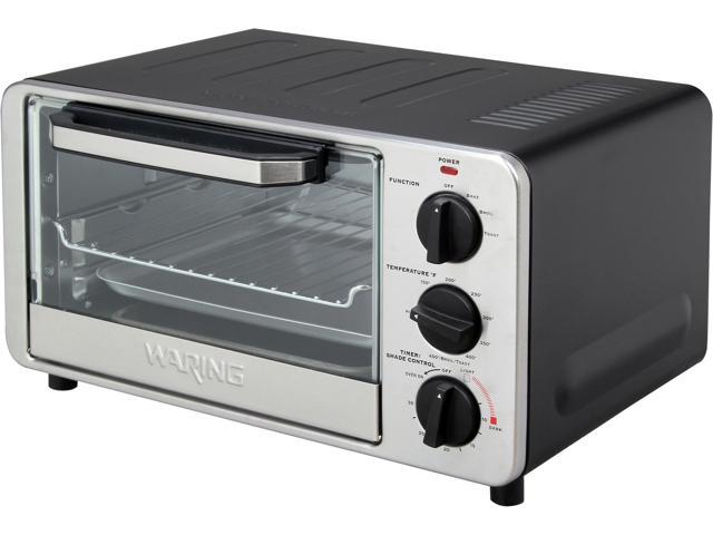 Waring Pro WTO450 Black and Stainless Steel Professional Toaster Oven