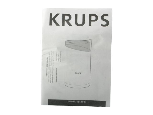 KRUPS F203 Electric Spice and Coffee Grinder with Stainless Steel ...