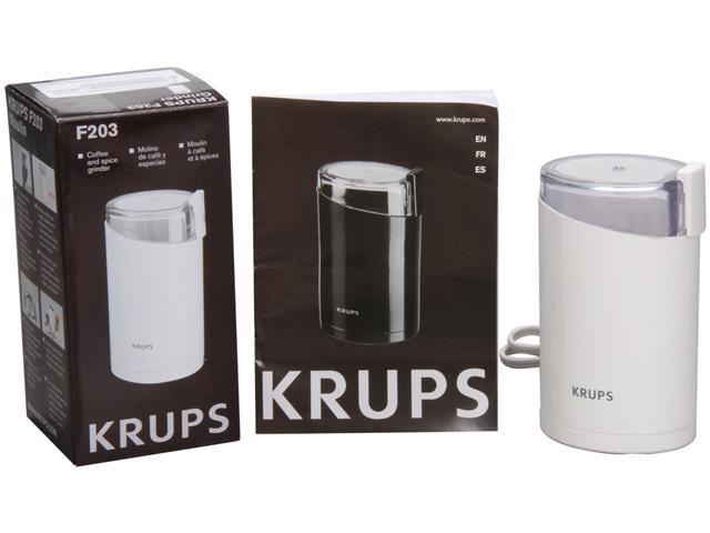 Krups 203 Electric Coffee and Spice Grinder with Stainless-Steel
