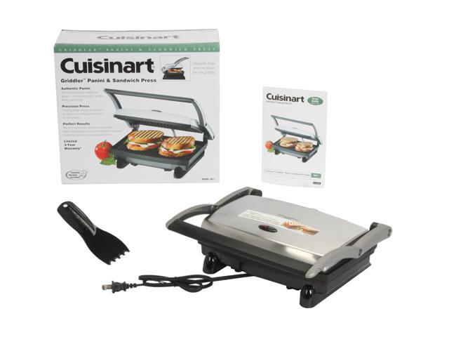 cuisinart griddler panini & sandwich press griddler series