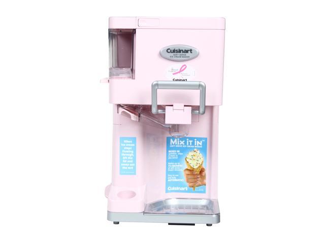 Cuisinart soft serve online ice cream maker pink